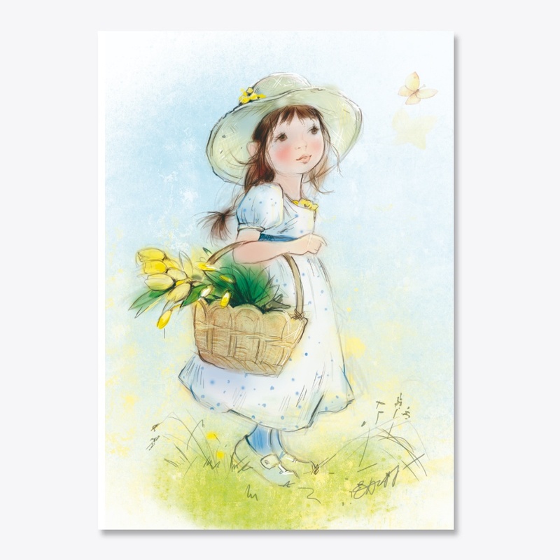 Girl with a basket