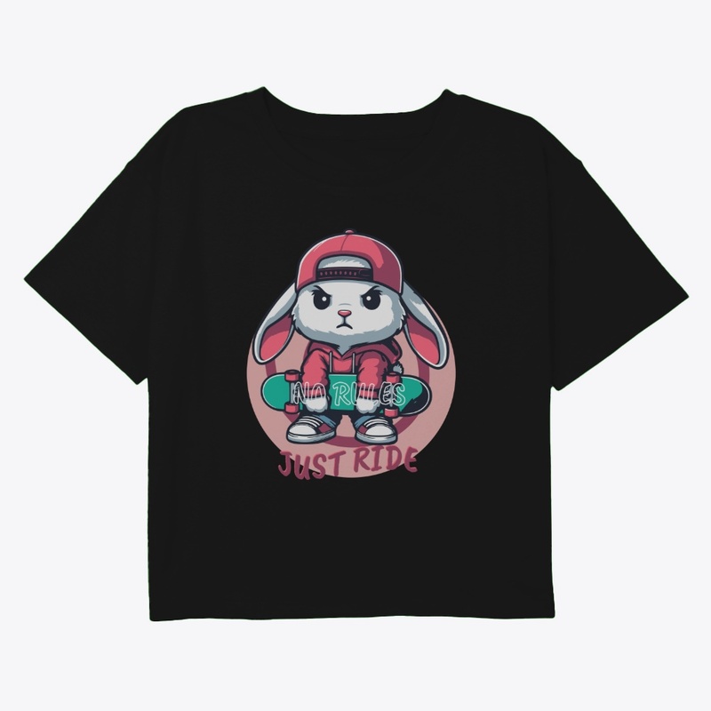 skateboarding bunny attitude