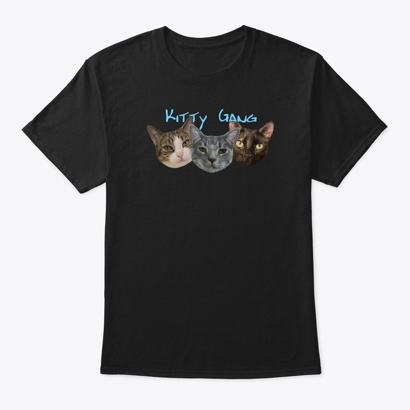 Kitty Gang Collection Blue Text