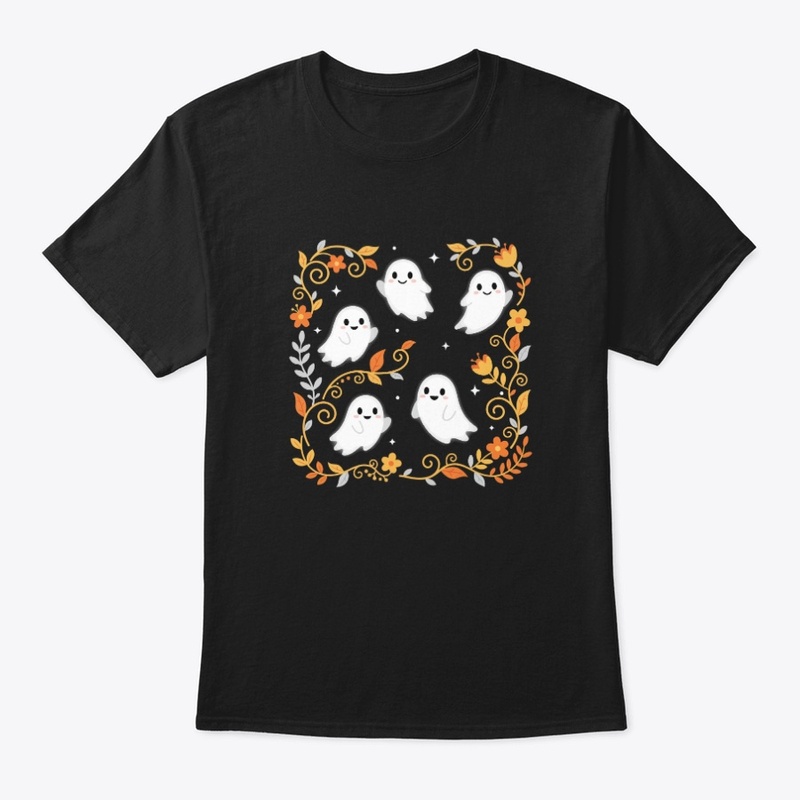 Smiling Ghosts & Autumn Florals