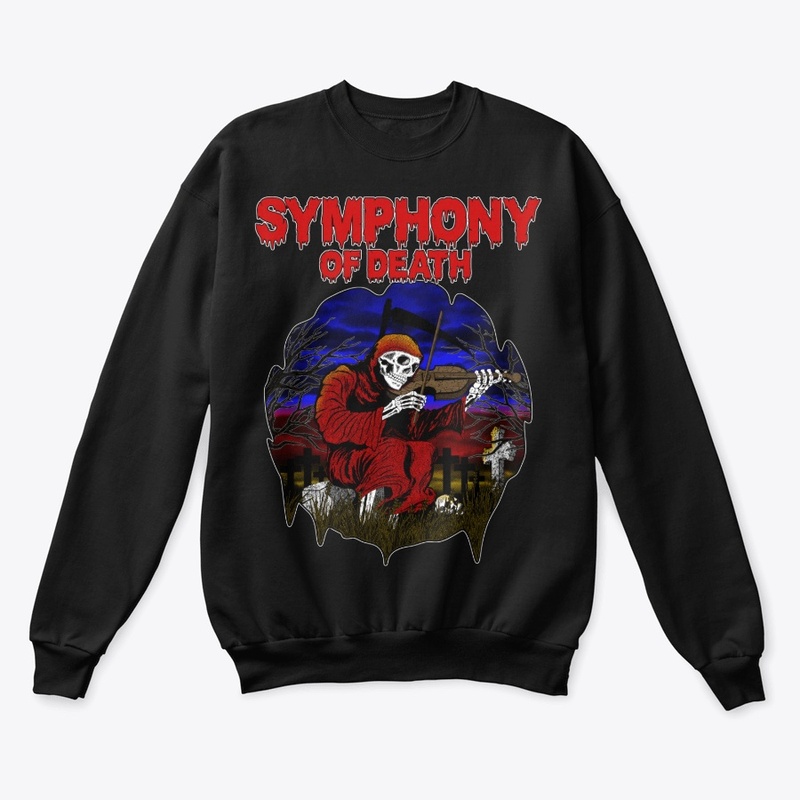 Graveyard Grim Reaper Symphony  T-Shirt