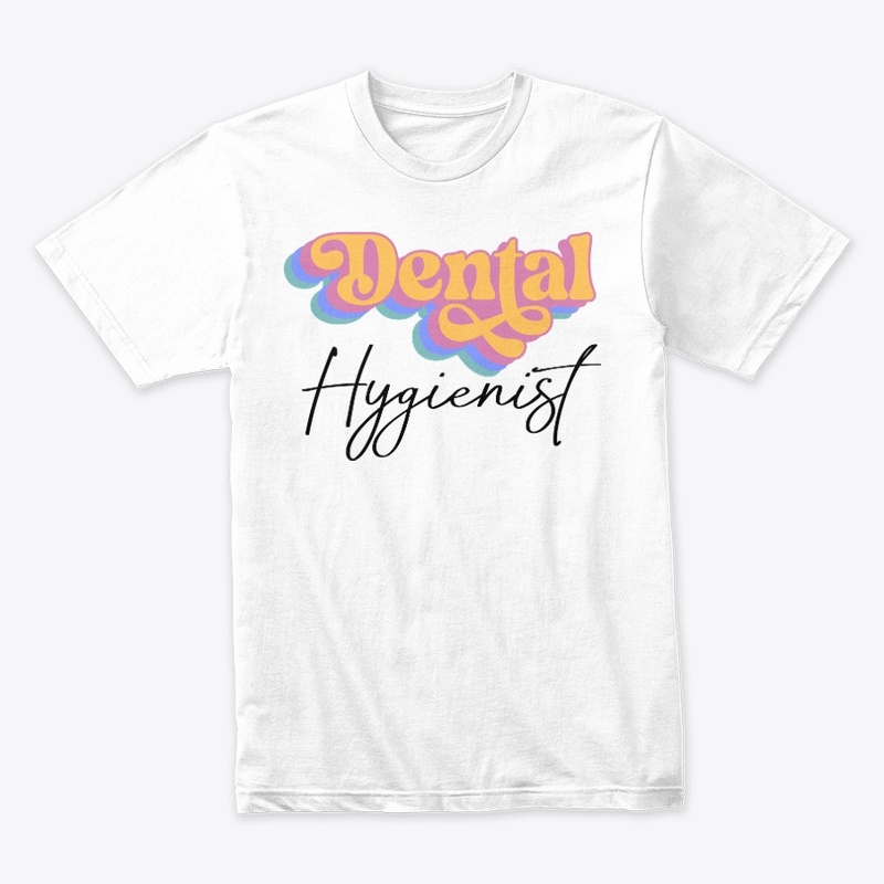 Dental Hygienist Retro Design T-Shirt