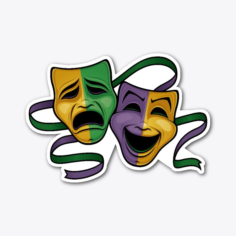 Festive Mardi Gras Party Theater Masks