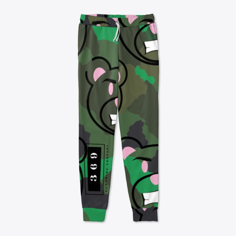 369 Camo Bear - AOP Joggers