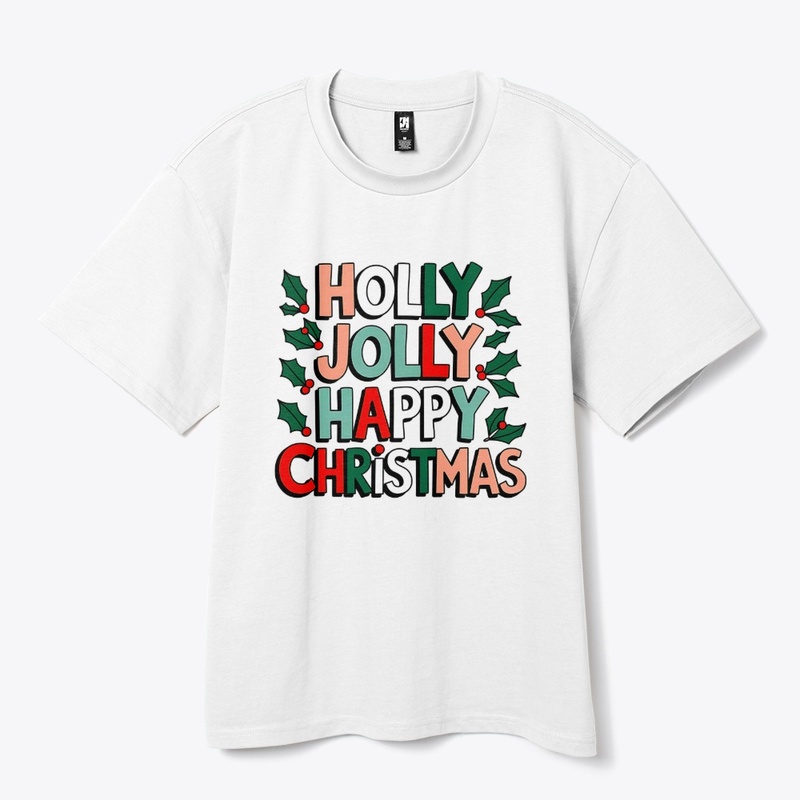 Holly Jolly Happy Christmas T-Shirt