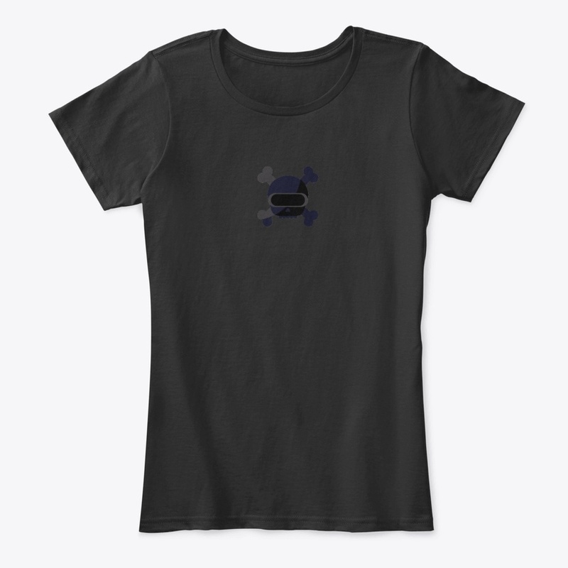 Micro Skully (BLack & BLue)