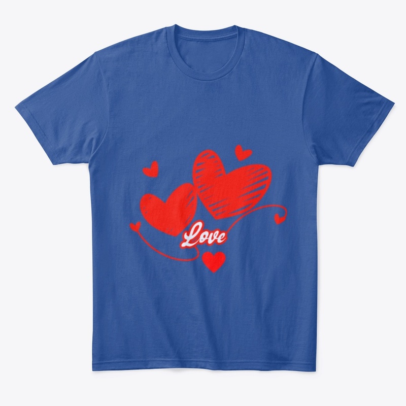 Love With Heart Shirt, Gift For Love