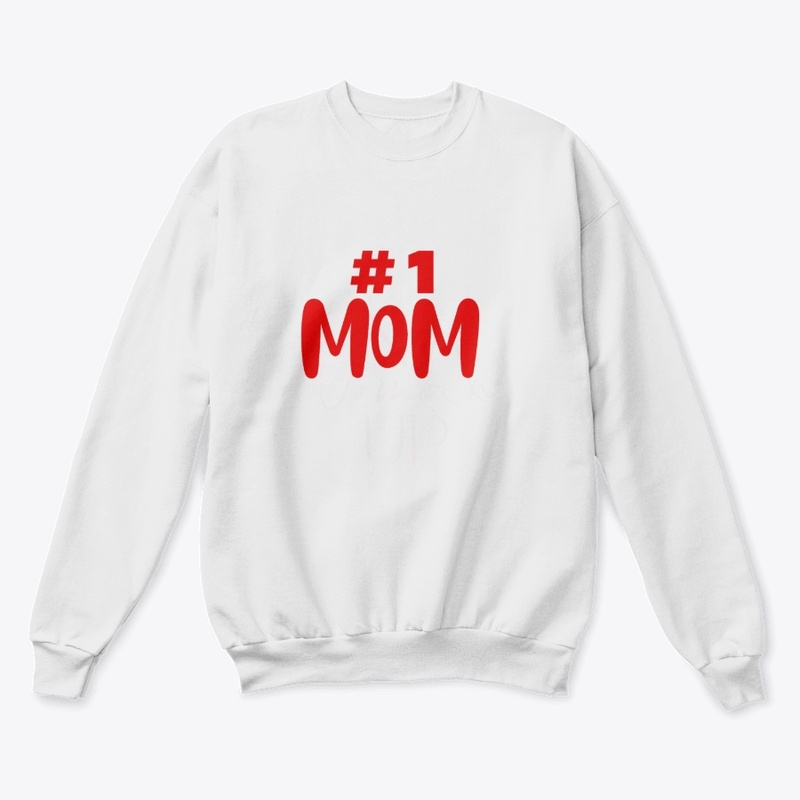 Number One Mum Red