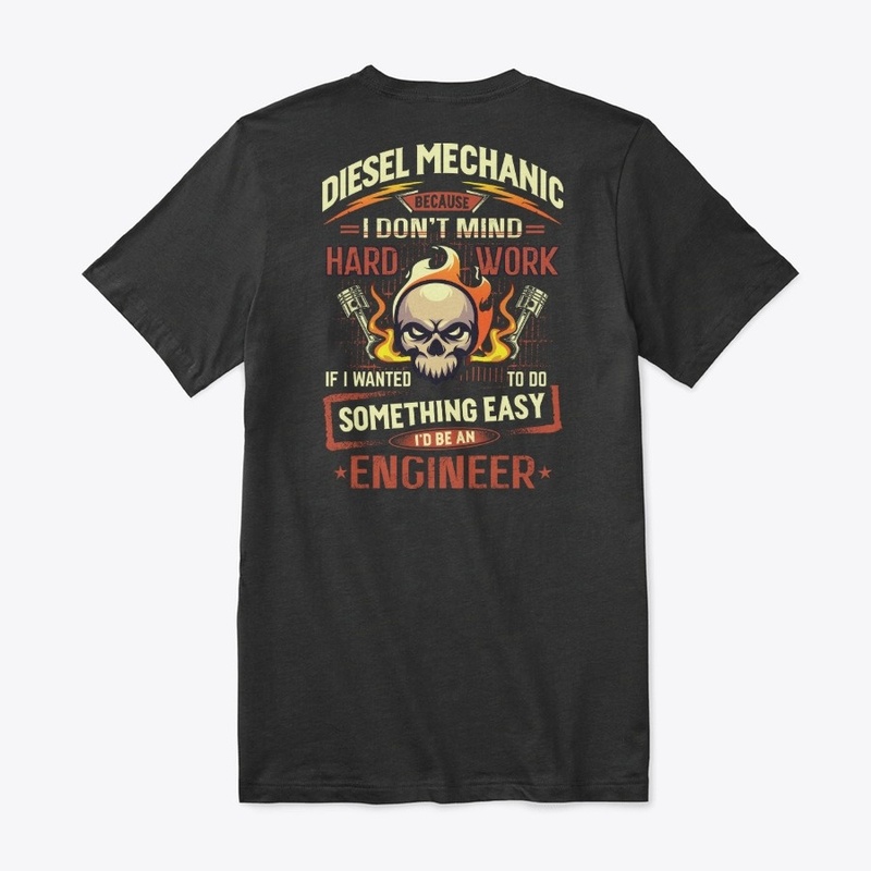 Hardworking Diesel Mechanic Hoodie