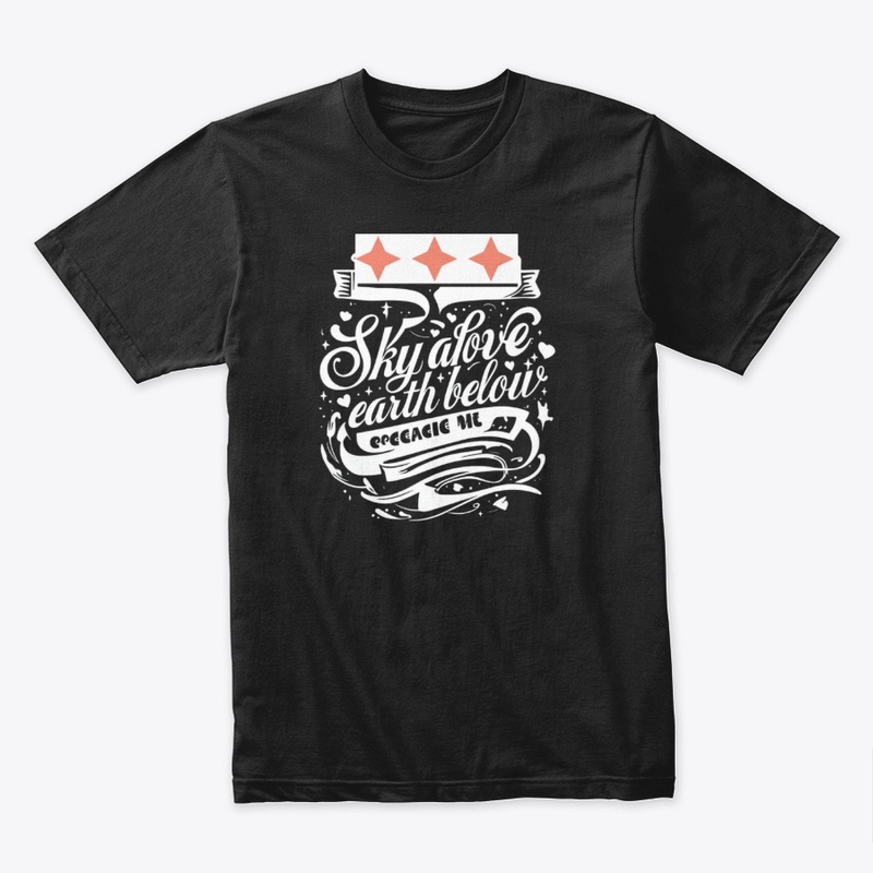 Sky Above Peace Within Tee"USA"UK