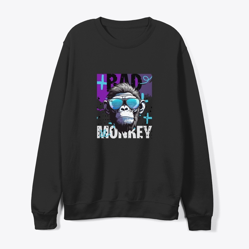 Black Purple Bad Monkey