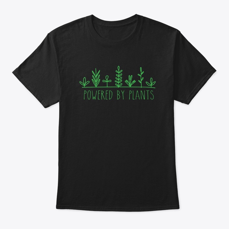 Vegan T-Shirt Powered by Plants Green