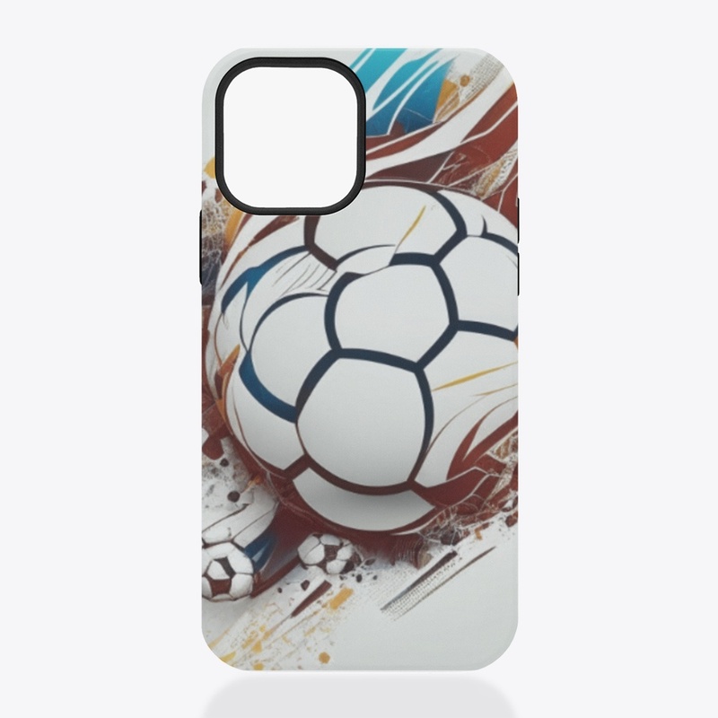 Colorful football art