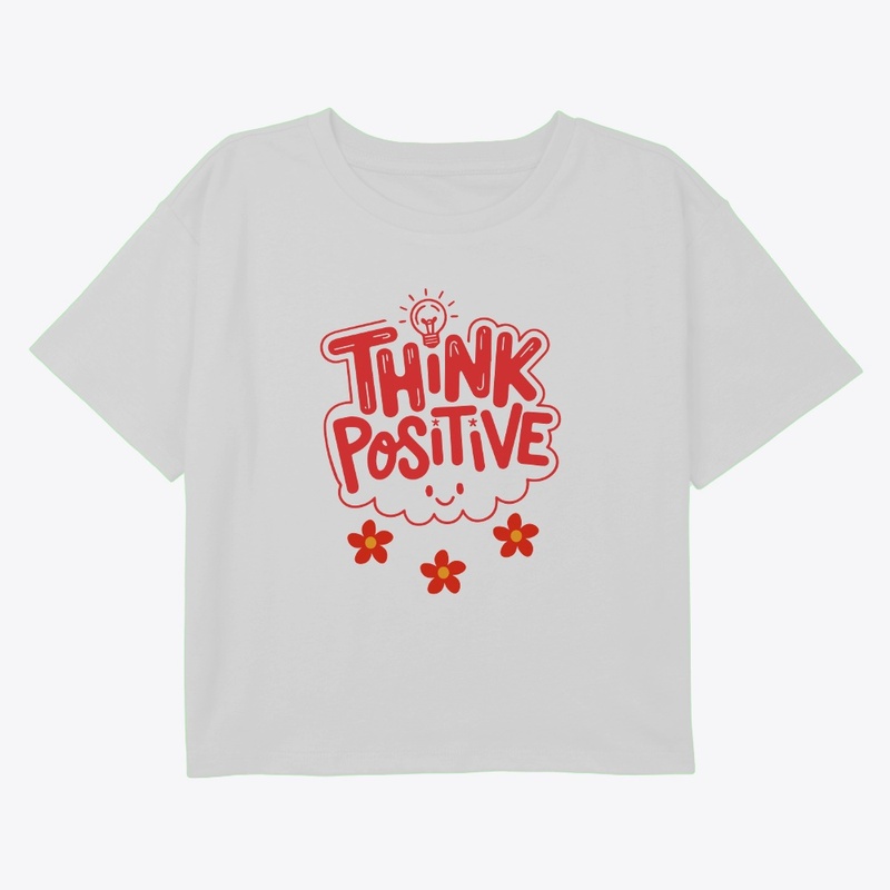 Think Positive Affirmation Artwork