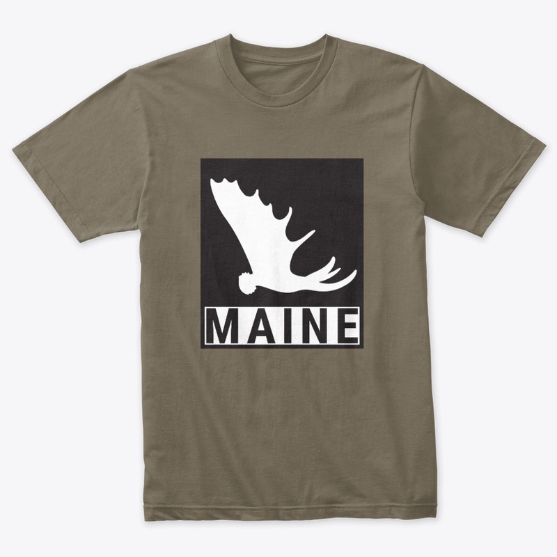 Custom Maine Moose Shed Hunting Shirt