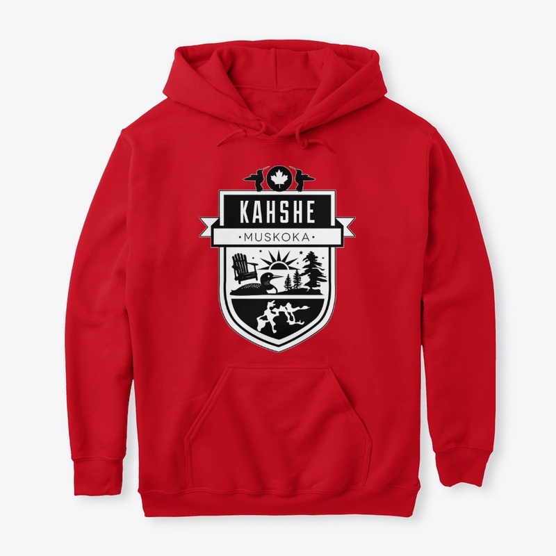 Kahshe Crest - White and Black