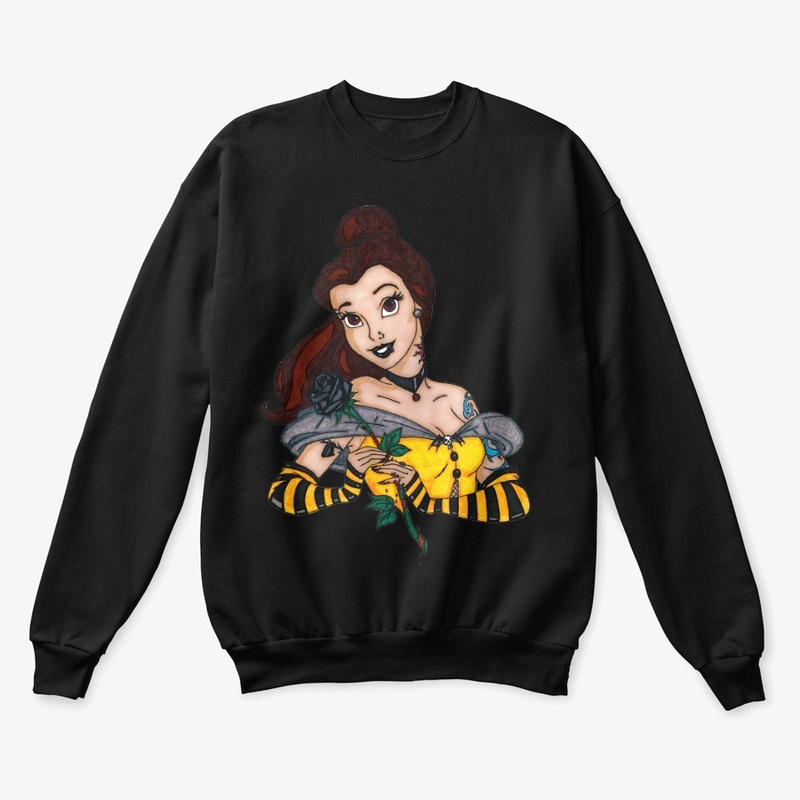 goth girl belle from beauty & the beast 