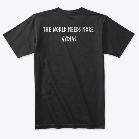 American Gydia Vintage Black T-Shirt Back