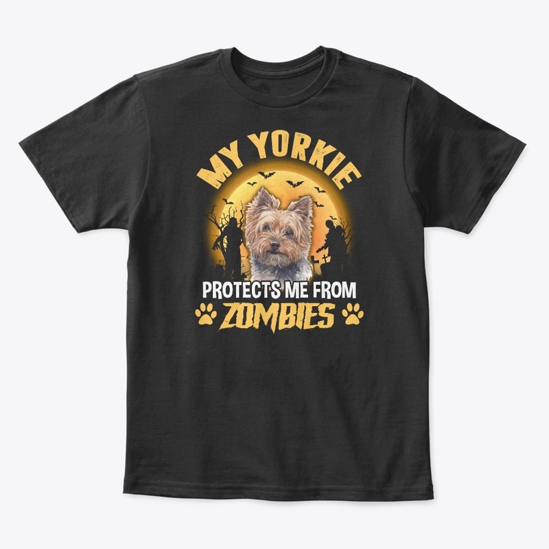 Halloween Yorkie Lover Gift Protect Me