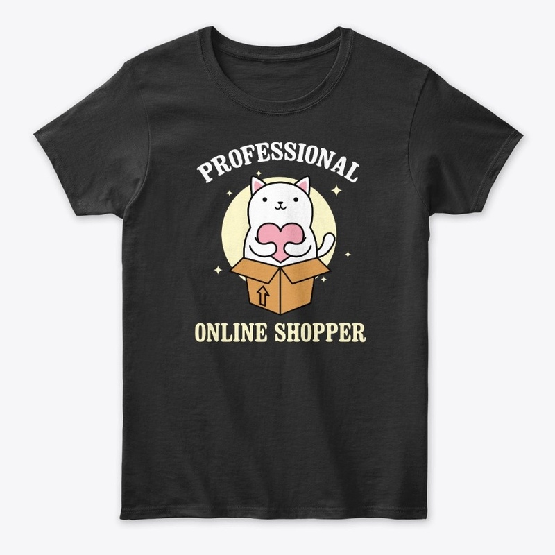 Professional Online Shopper White Cat