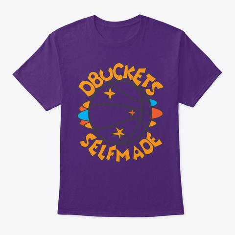 Dbuckets Official Purple T-Shirt Front