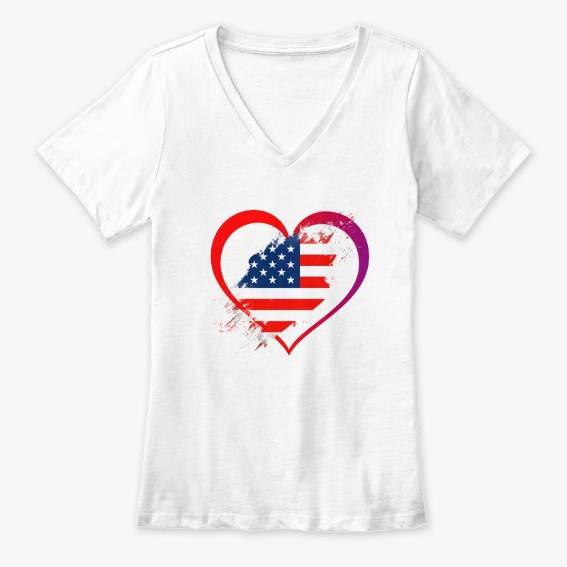 American Heart Flag Tee