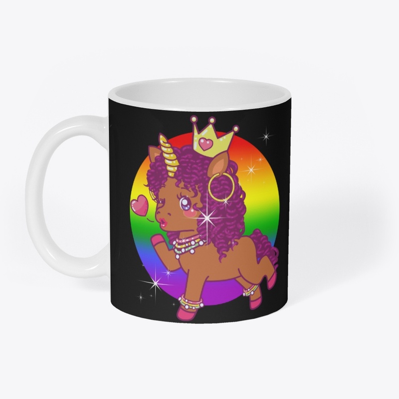 Afro Unicorn Black Girl Magic