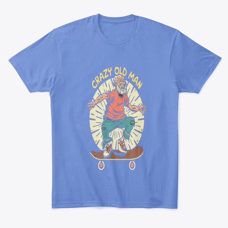 Crazy Old Man T-shirts Desgin