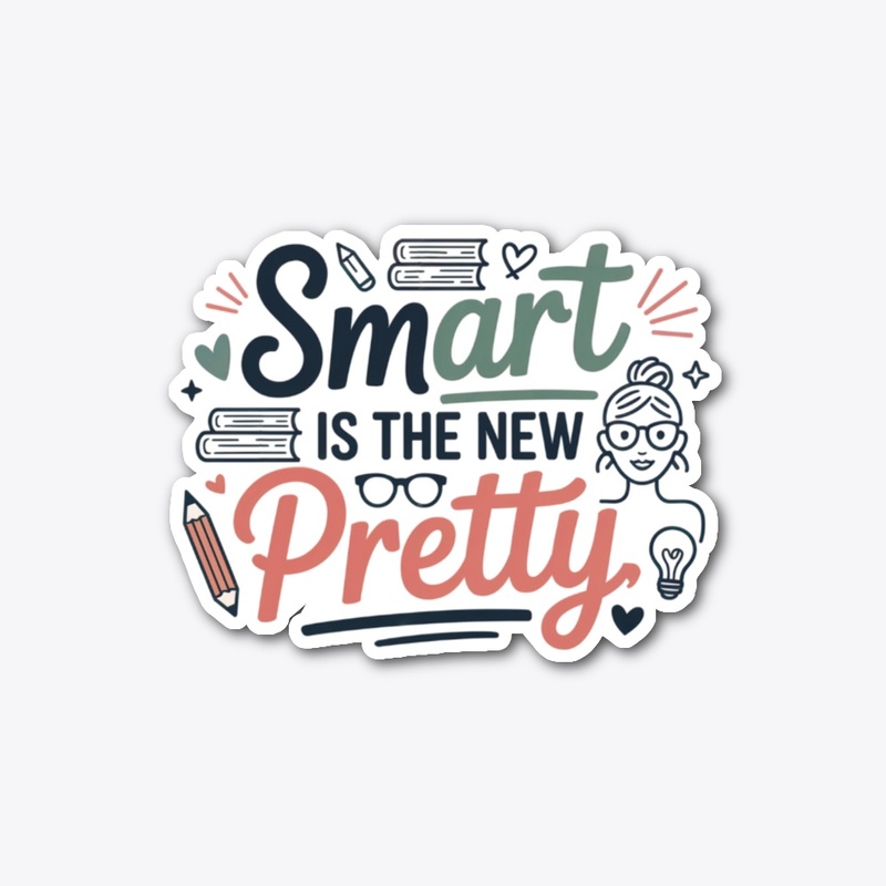 Smart Is The New Pretty Artistic Design