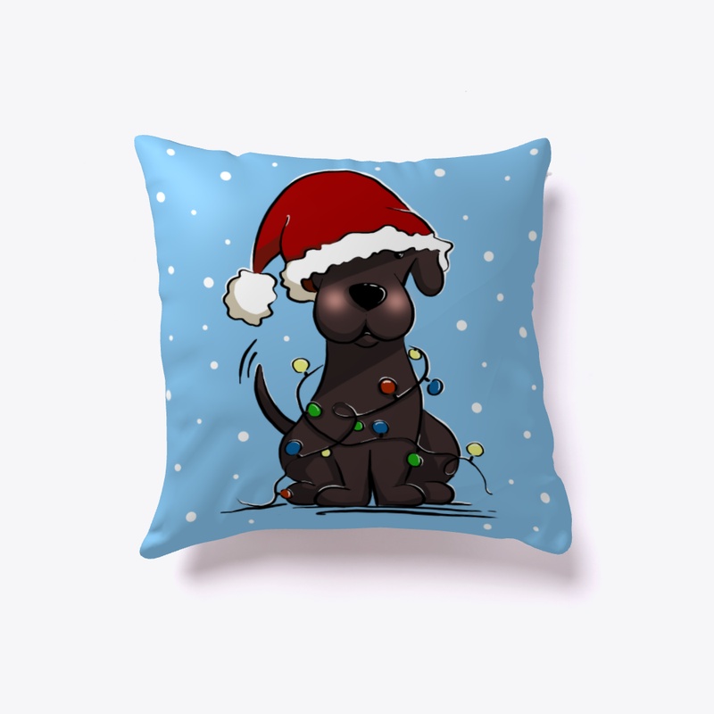 Chocolate Lab Pillow