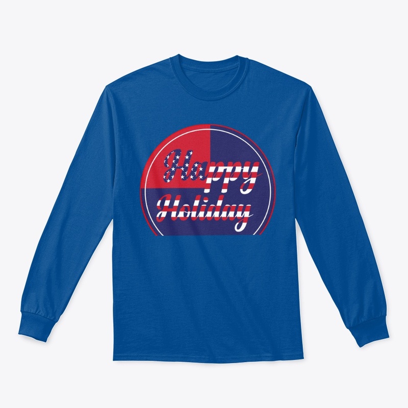 Happy Holiday USA T-shirt Design