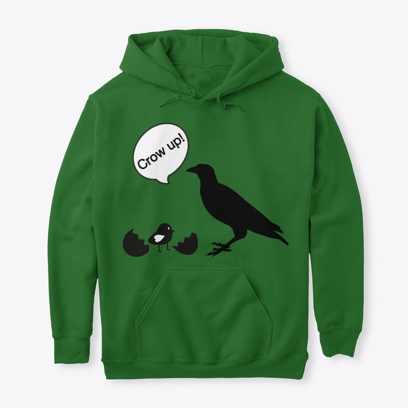 Funny crow design birds corvids