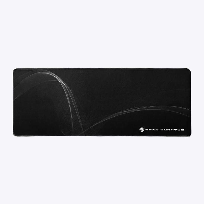 Nexo Quantum Abstract Black Desk Mat