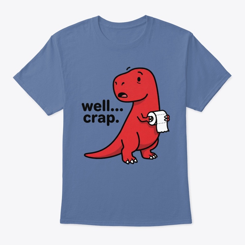 "Well Crap" Red T-Rex Toilet Paper