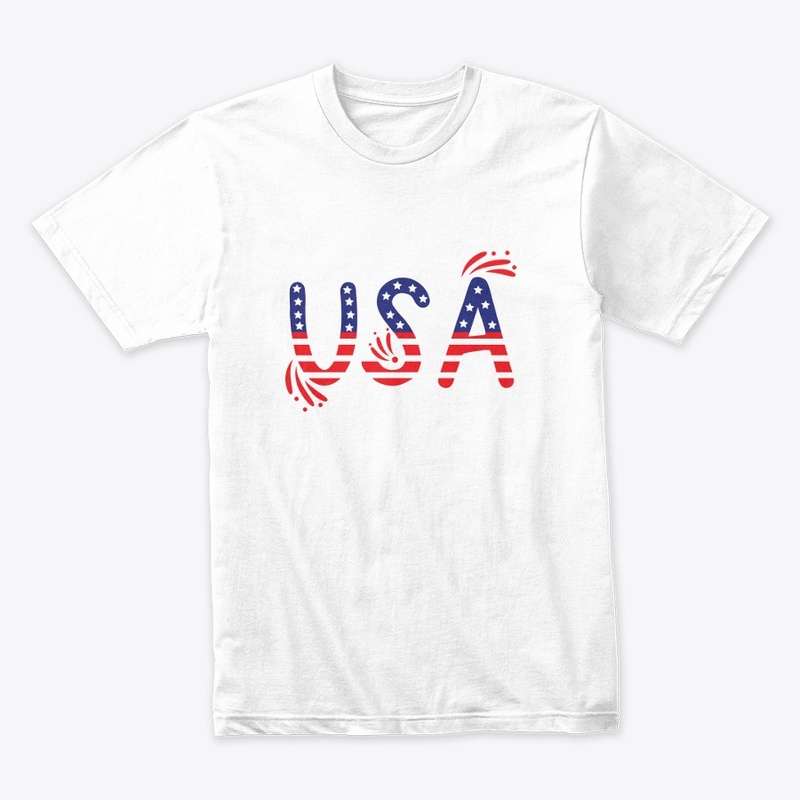'USA' PRINTED T-SHIRT