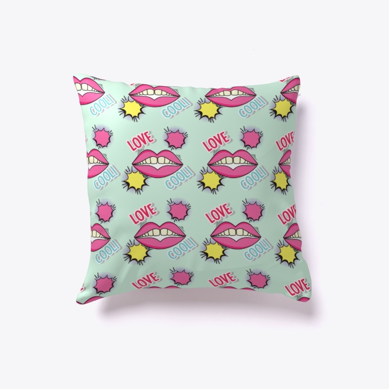 Kiss$love pillows