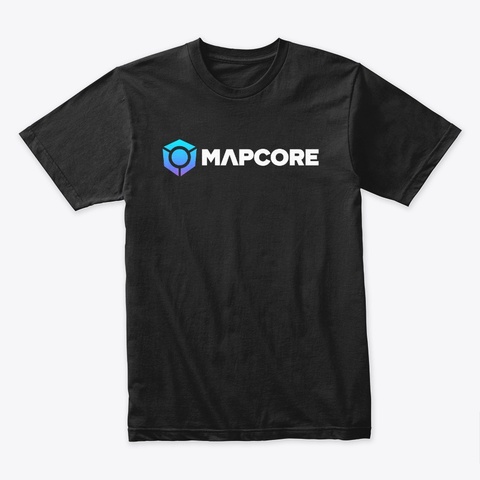 Mapcore   Dark Black Camiseta Front