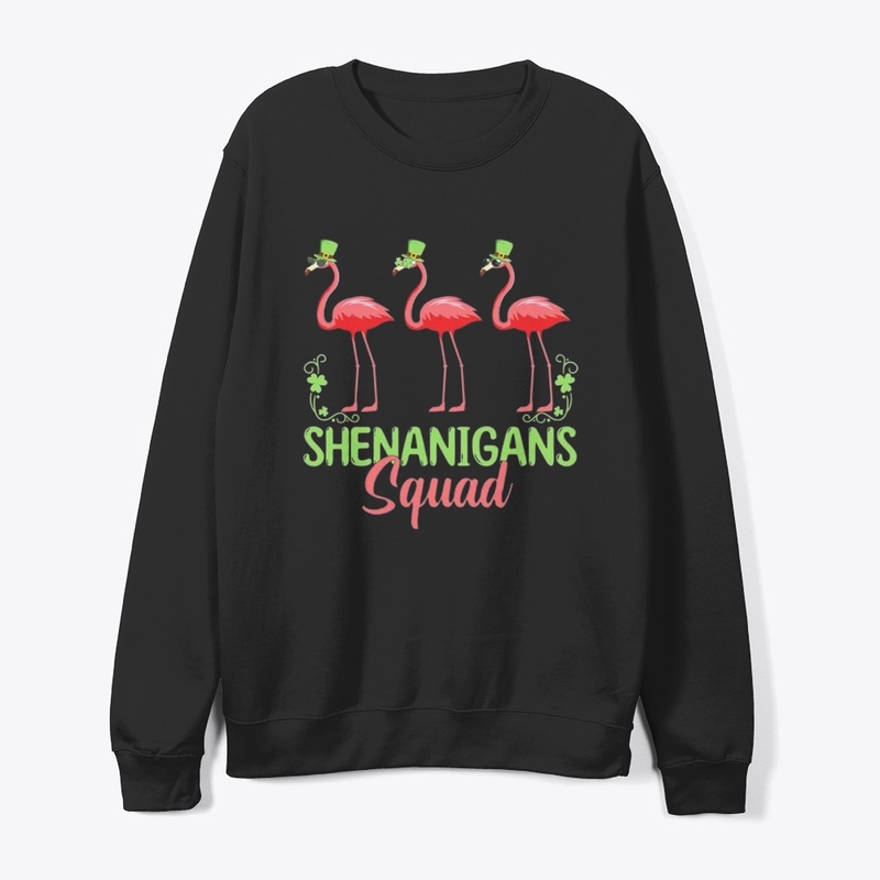 Flamingo Patrick's Day