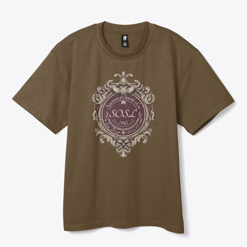 Royal SOSL (sepia) heavyweight tee