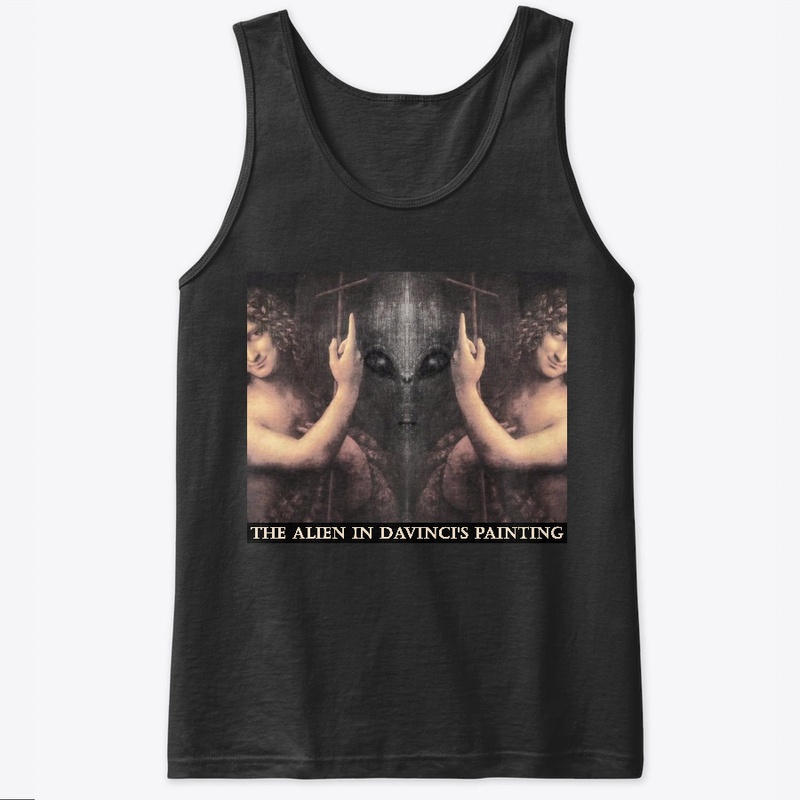The Alien In Davinci's Painting  T-shirt