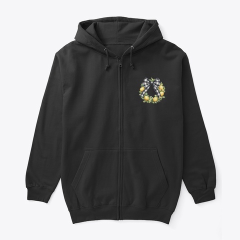 Lemon Gnome Black T-Shirt Front