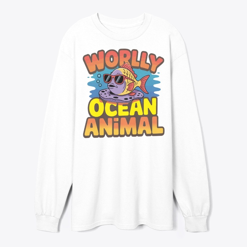 Worldly Ocean Animal T-Shirt 