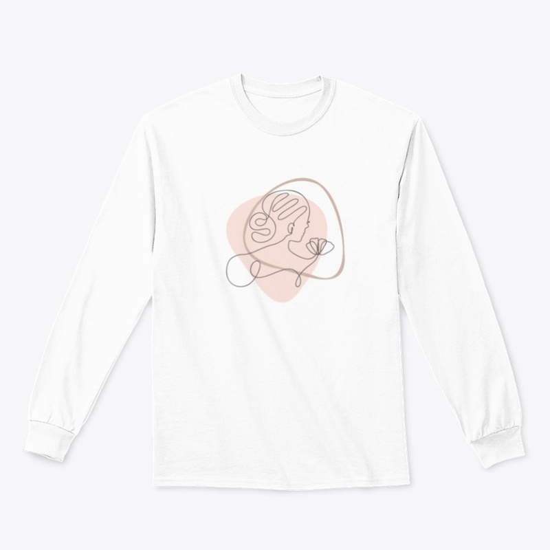 Minimal, Abstract Lady Line