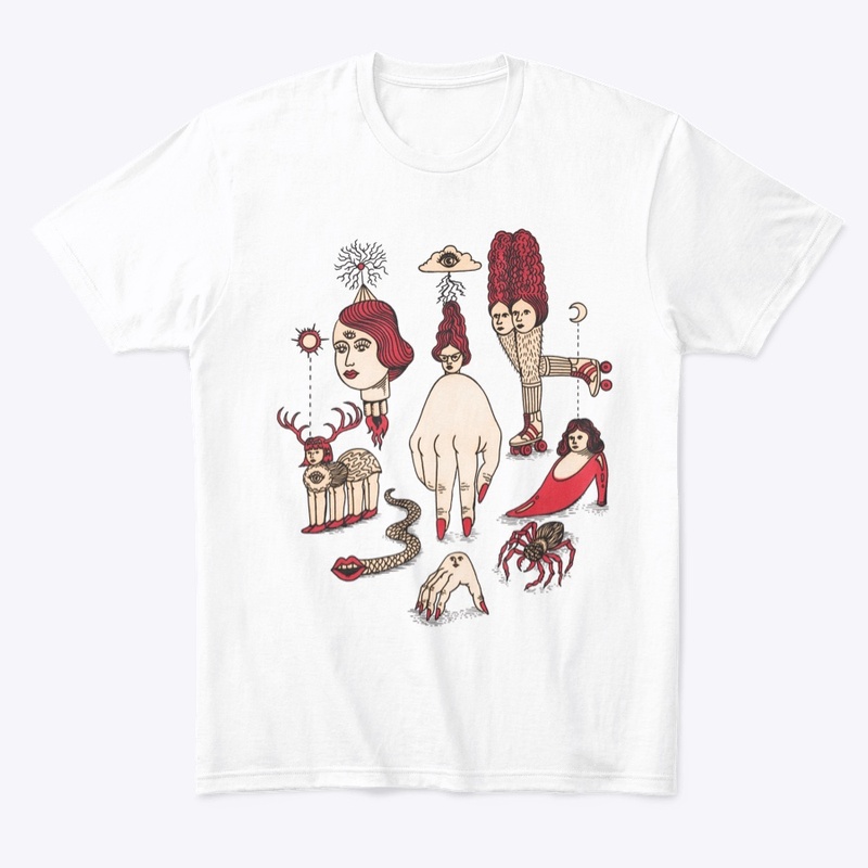 red women white