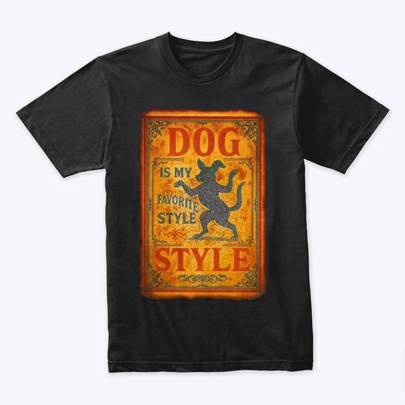 Vintage Dog Style Tee