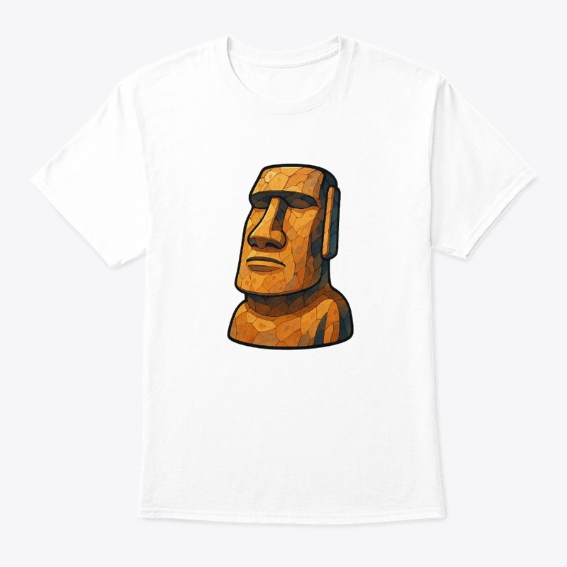 Stoic Moai Ancient Attitude