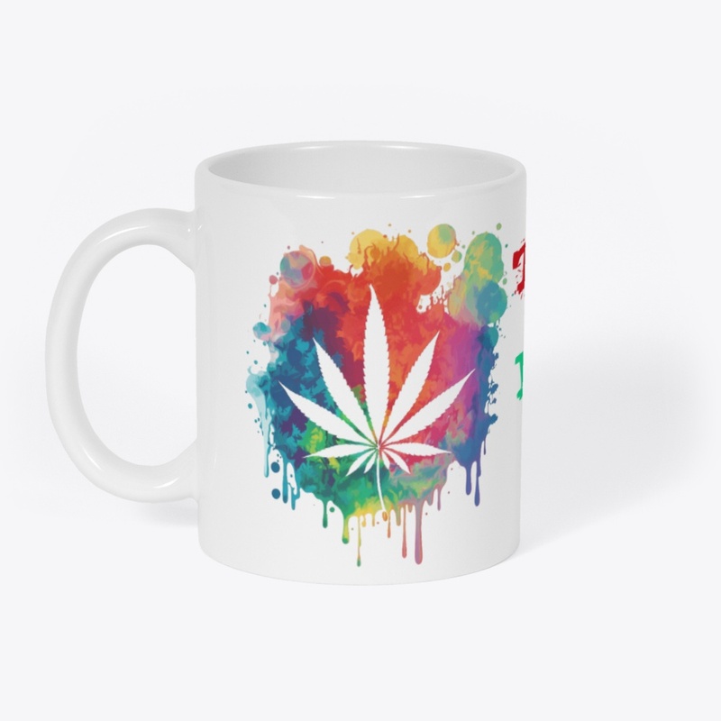 Color Drip Leaf Cut