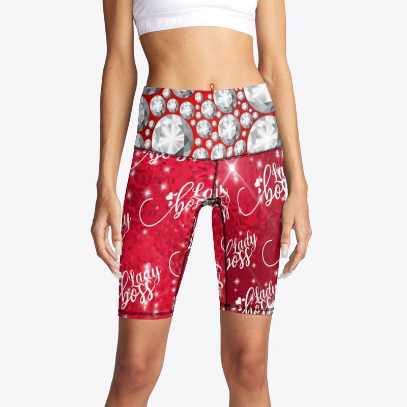 Sparkly Red and White Lady Boss 