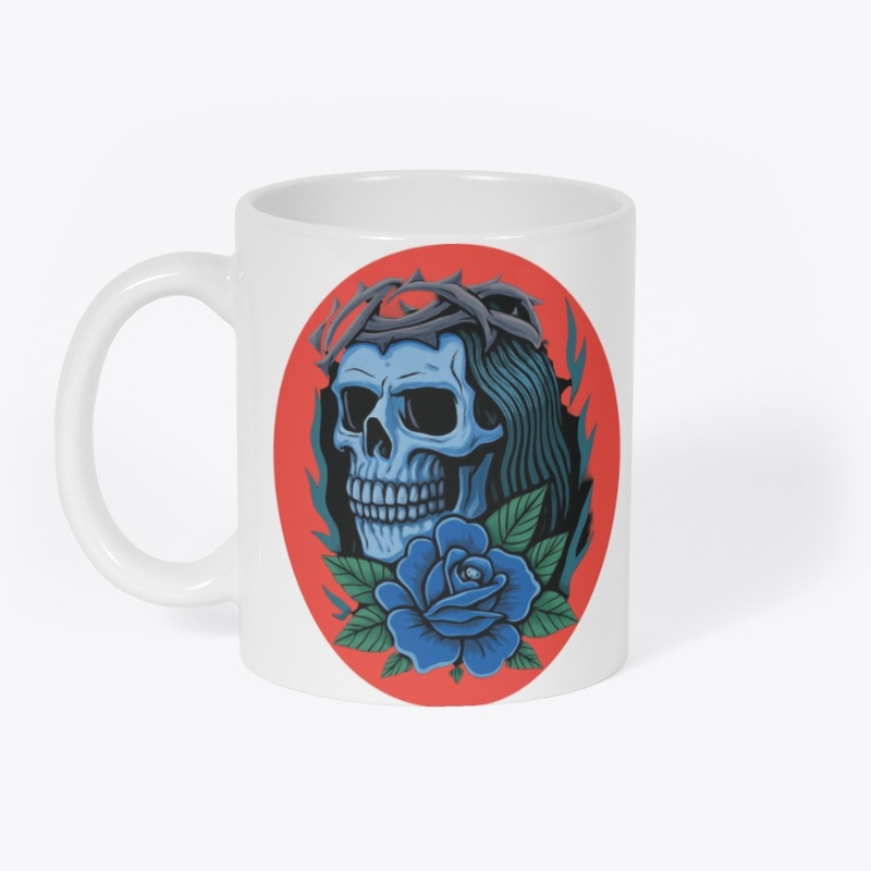 Floral skull