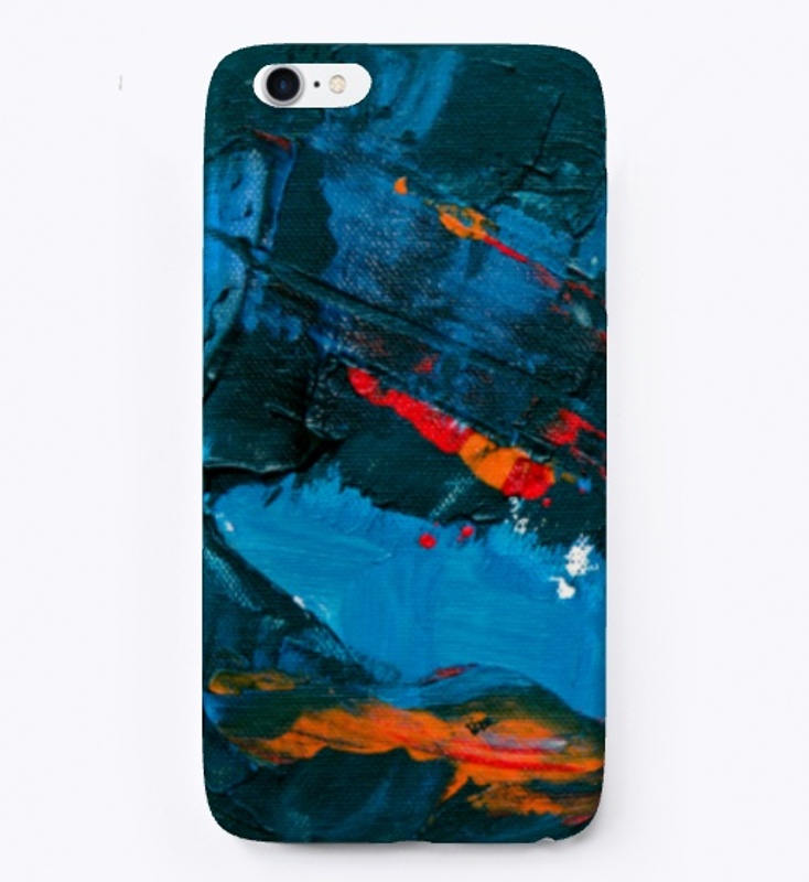 Oceanic Sunset Abstract Design